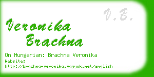 veronika brachna business card